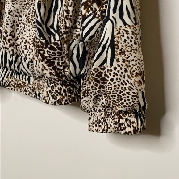 Vintage Multi Pattern Polyester Jacket - Picture 4 of 8